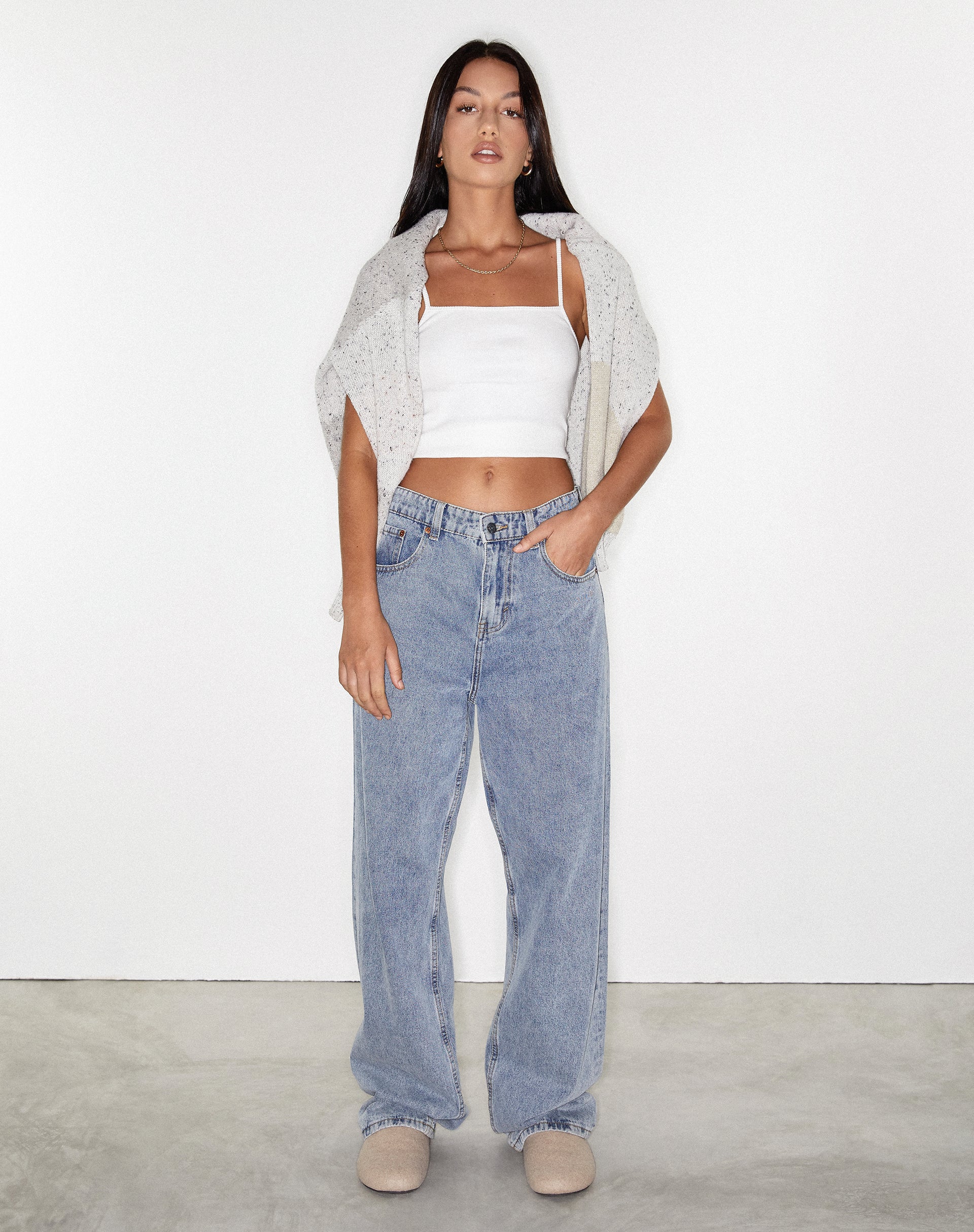 immagine di Parallel Jean in denim chiaro