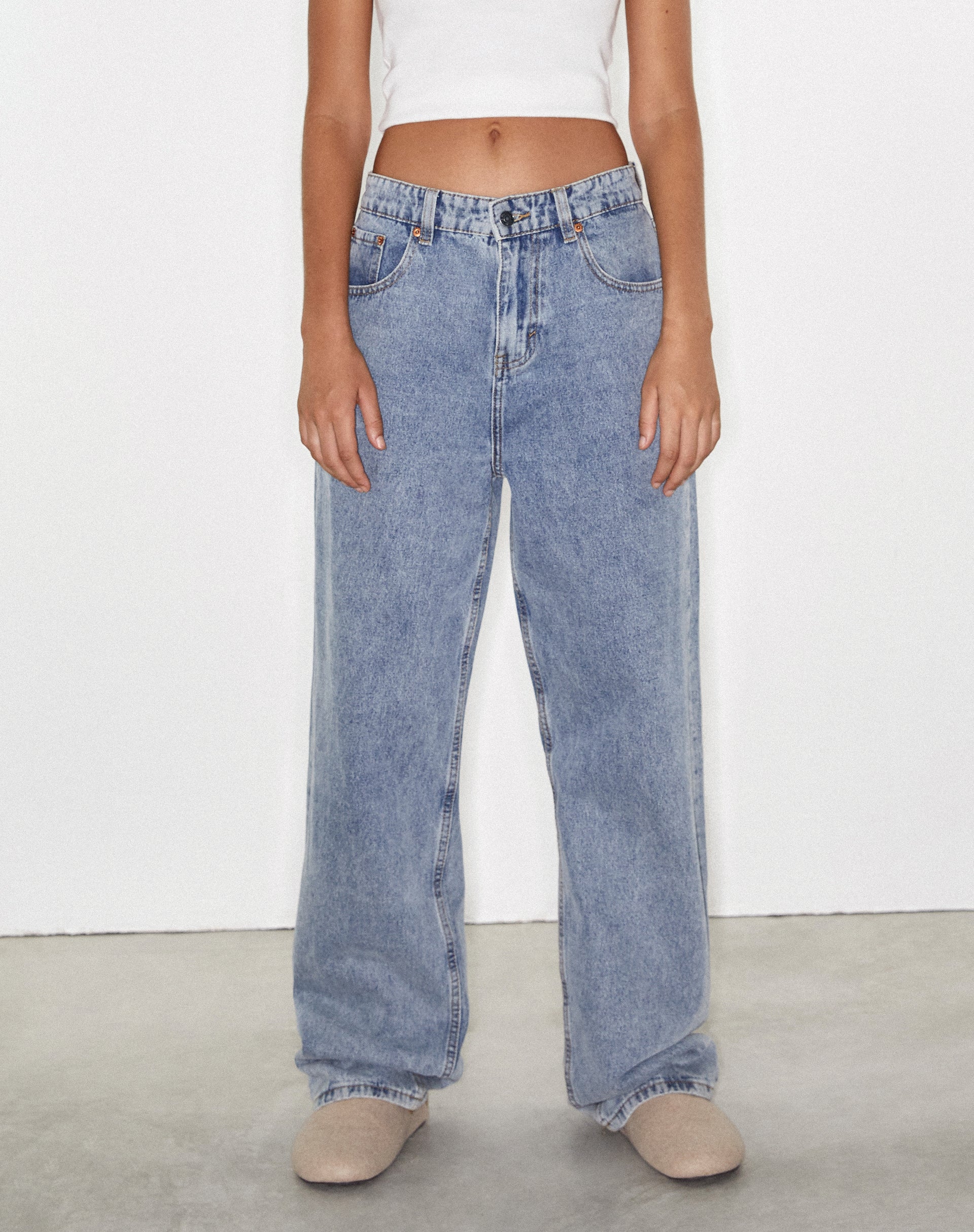immagine di Parallel Jean in denim chiaro