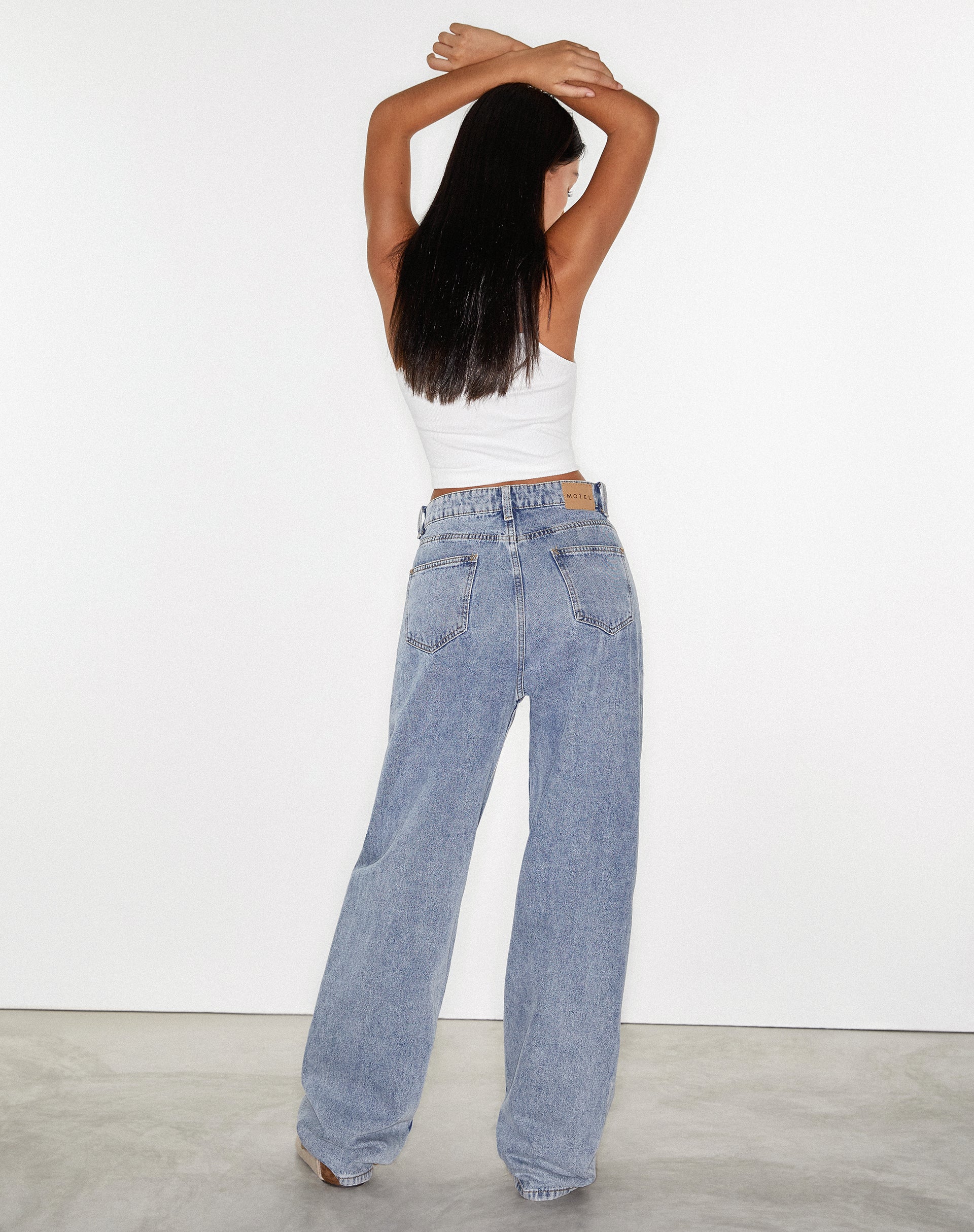 immagine di Parallel Jean in denim chiaro