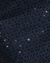 Maglia di paillettes nera