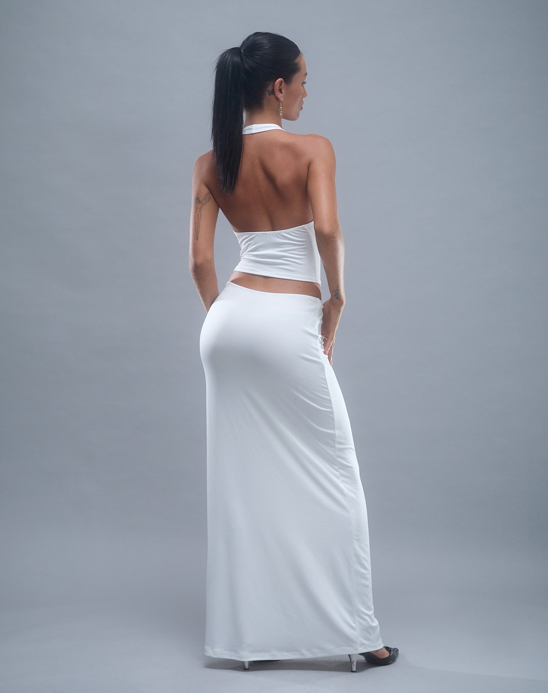 Immagine di Rim Jersey Maxi Gonna in Avorio