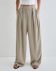 Immagine di Nala Pantalone a pieghe larghe in Taupe Tailoring