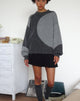 Immagine di Namari Jumper in maglia mista nera e carbone