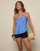 Immagine di Narella Top in chiffon a righe blu