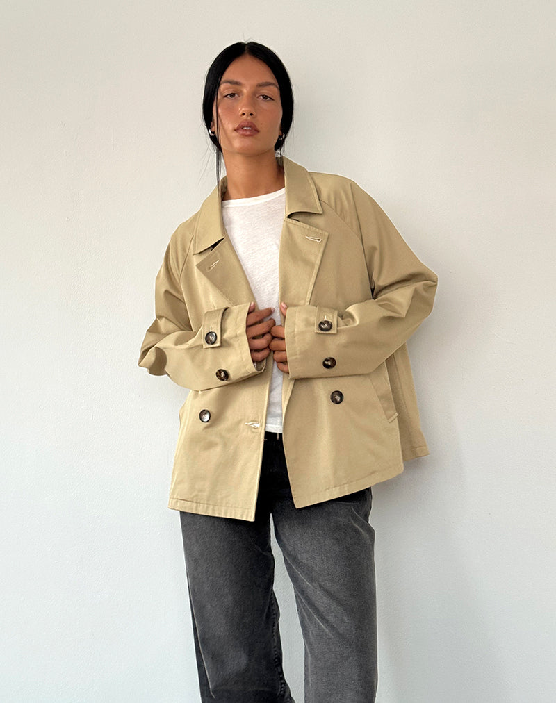 Immagine di Narto Giacca Trench Boxy in Tan