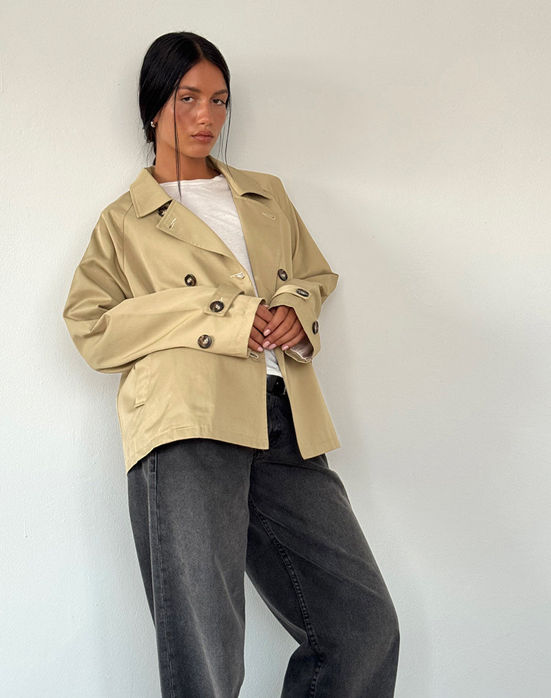 Immagine di Narto Giacca Trench Boxy in Tan