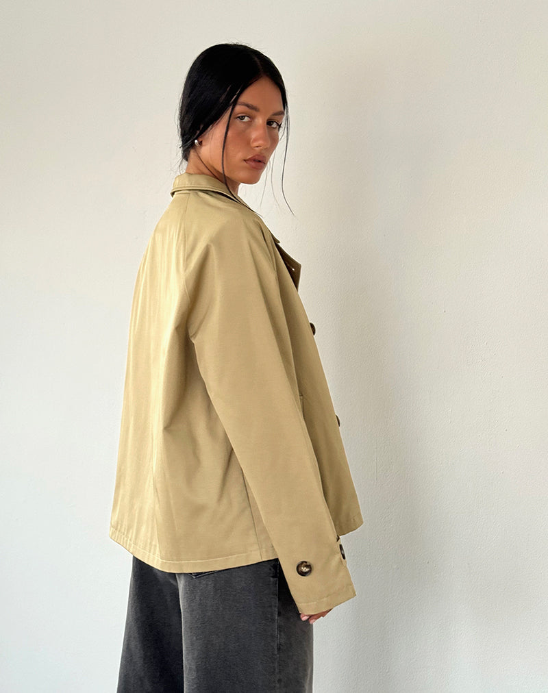 Immagine di Narto Giacca Trench Boxy in Tan