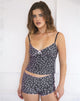 Immagine di Kichi Shorts in Nero Micro Lips Pink