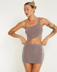 immagine di Natsumi Cut Out Mini Dress in Charcoal