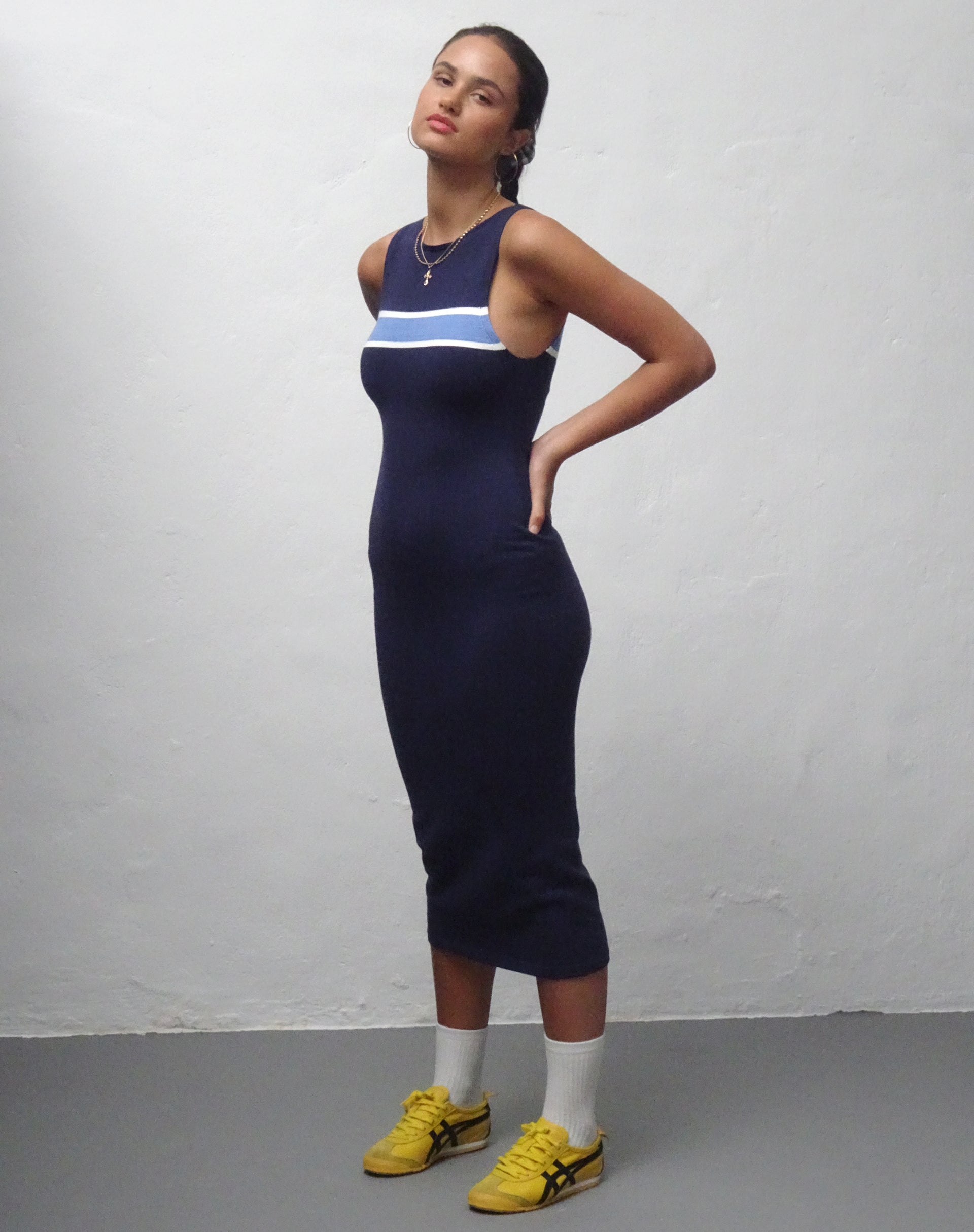 Immagine di Navala Midi Dress in Dark Navy