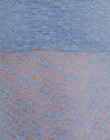 Pizzo sfoderato blu