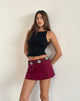Immagine di Nidya Aline Mini Gonna in Borgogna