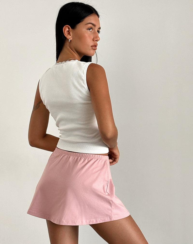 immagine di Nidya Aline Mini Skirt in Pink Lady