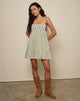 Immagine di Nikita Mini Dress in verde check