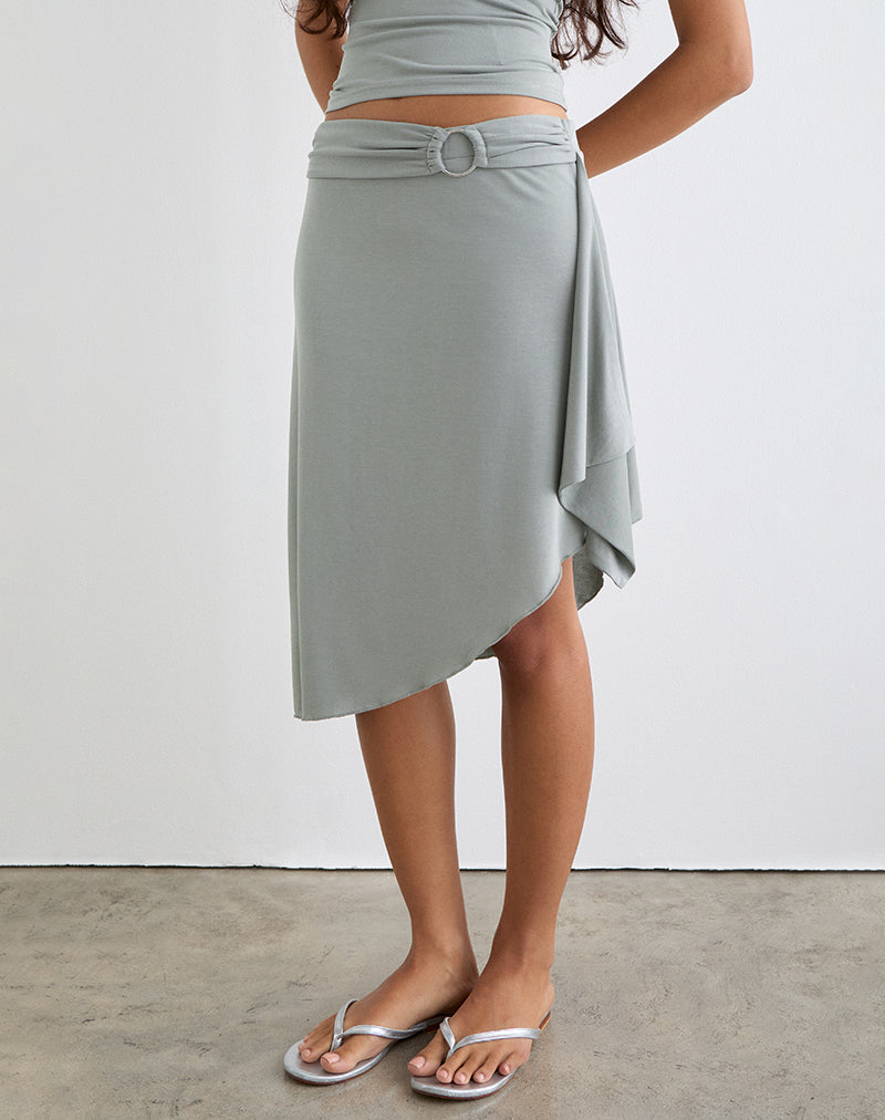 Gonna ad anello Esmeray Midi in London Fog
