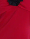 Rosso con rosone nero