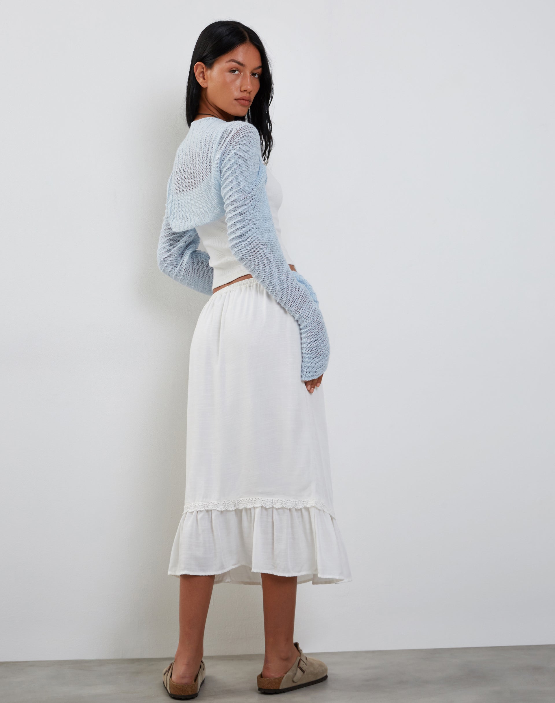 Immagine di Nobila Shrug Top in Baby Blue