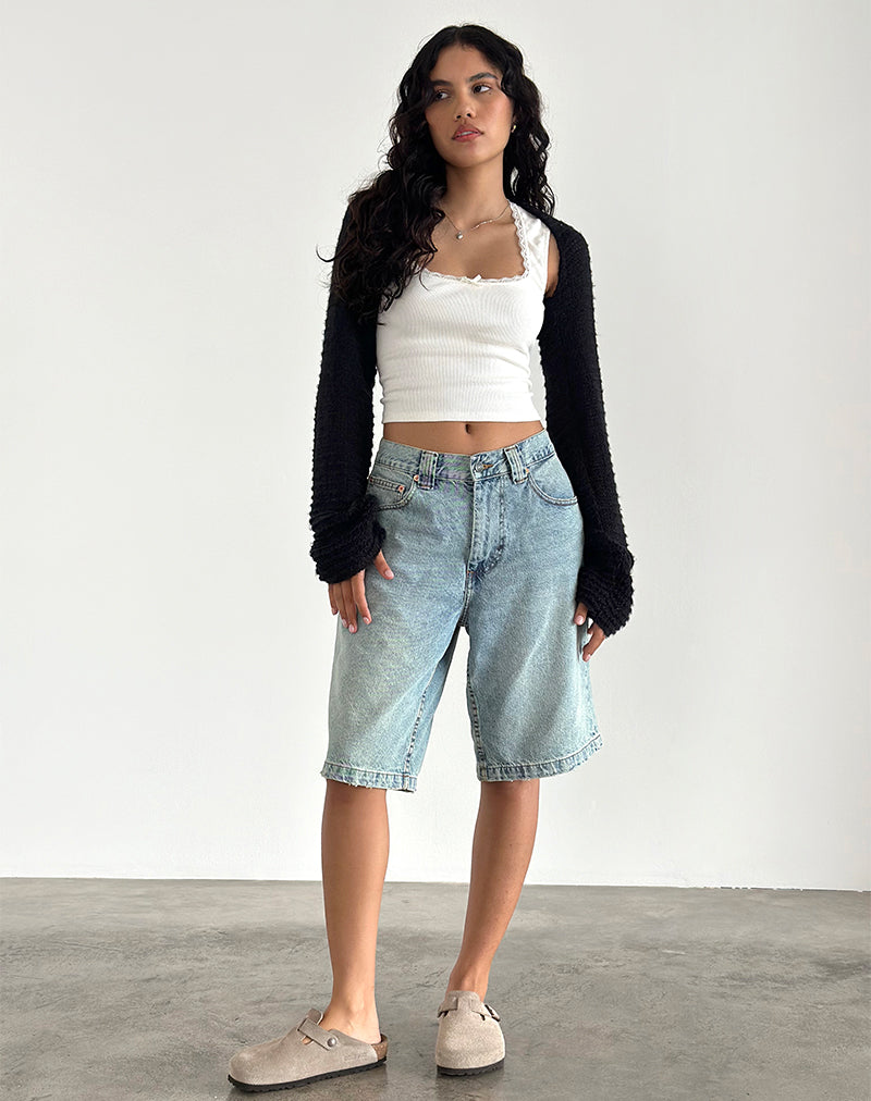 Immagine di Nobila Shrug Top in nero