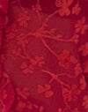 Flock floreale rosso grunge