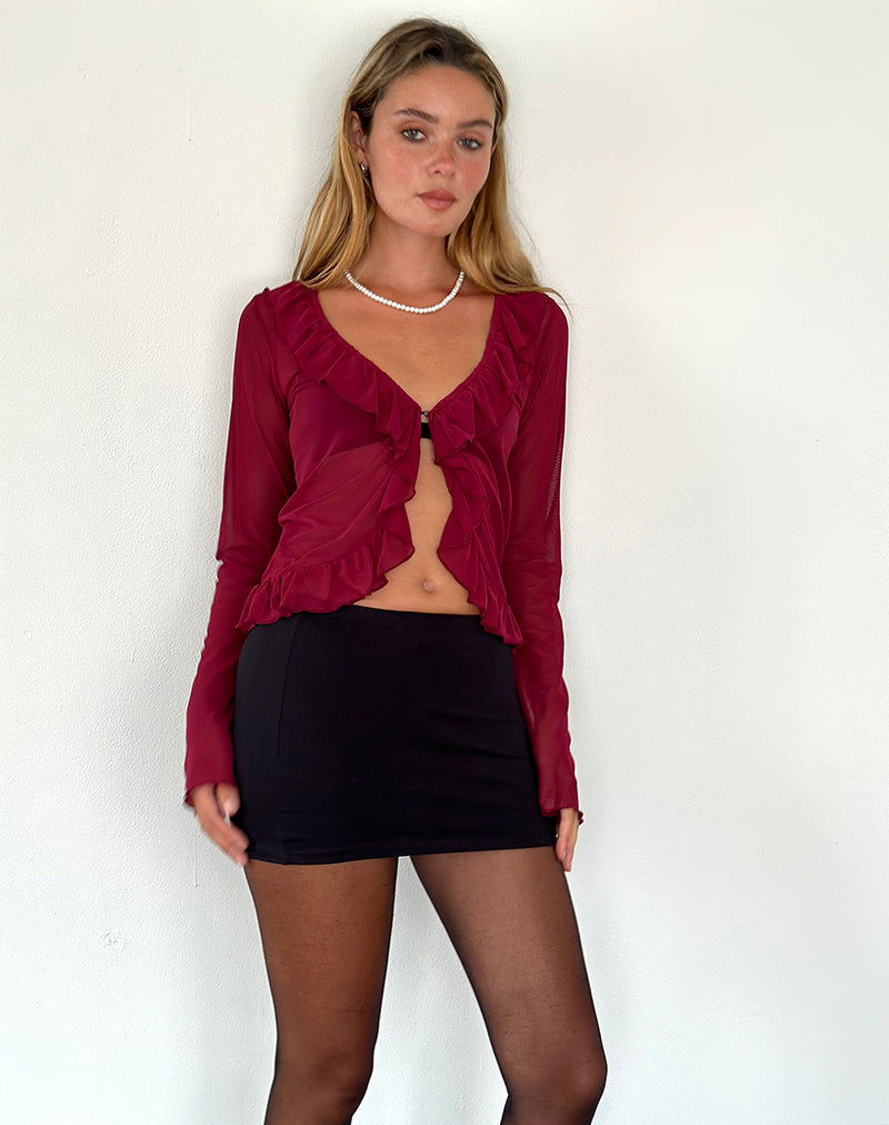 Immagine di Noemi Cardi in maglia Borgogna