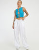 immagine di Nolan Crop Top in blu
