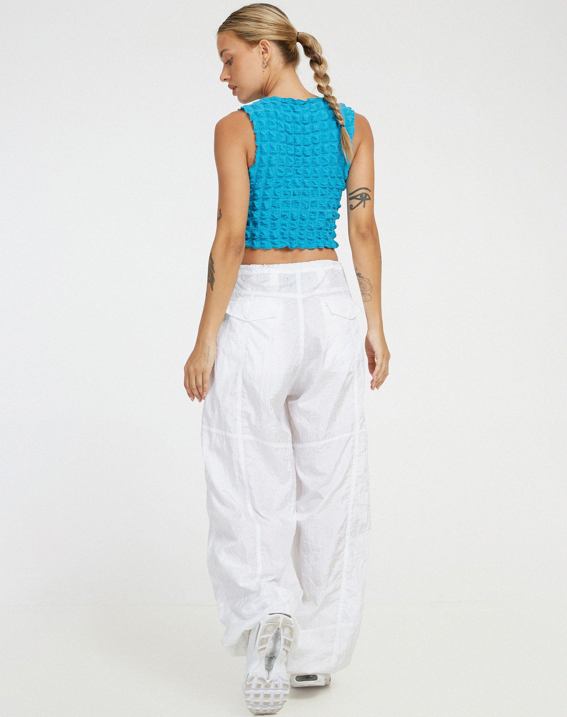 immagine di Nolan Crop Top in blu