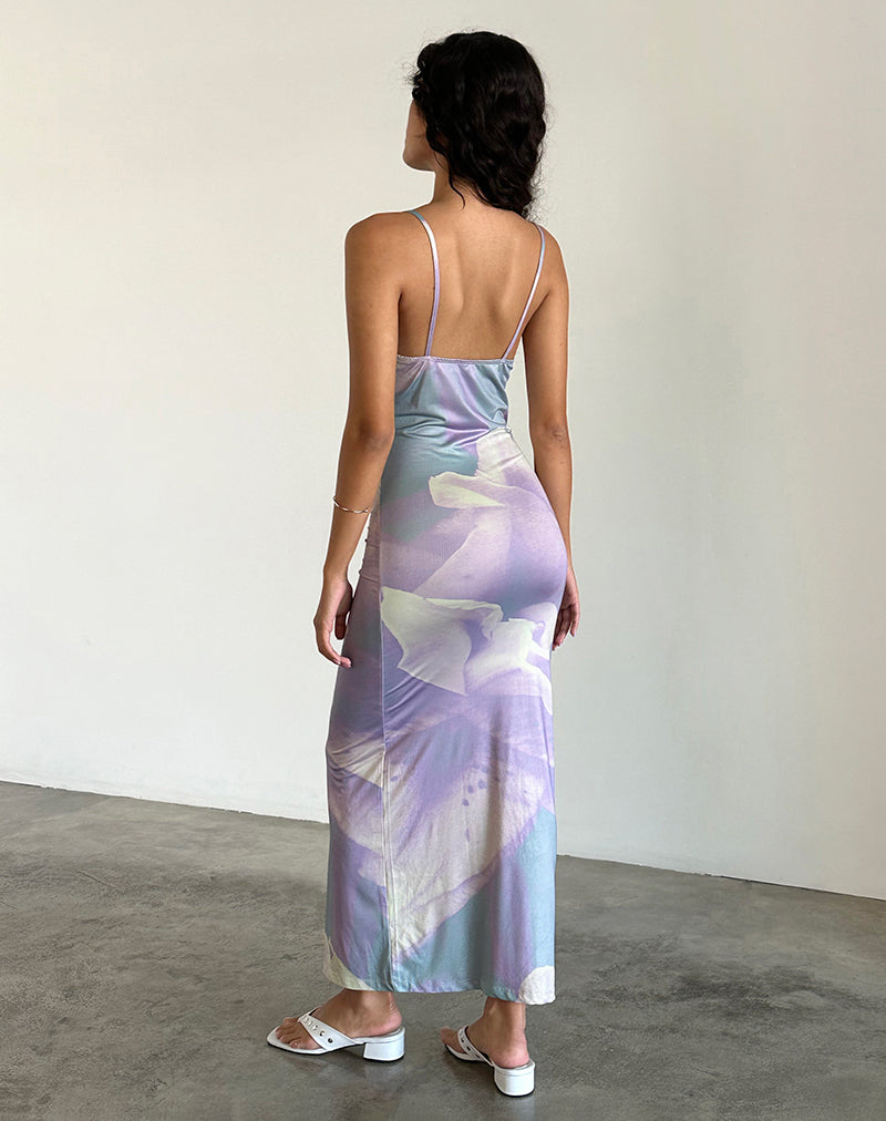Immagine di Norila Cami Maxi Dress in petali di orchidea Lilla