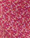 Rosa floreale ditsy