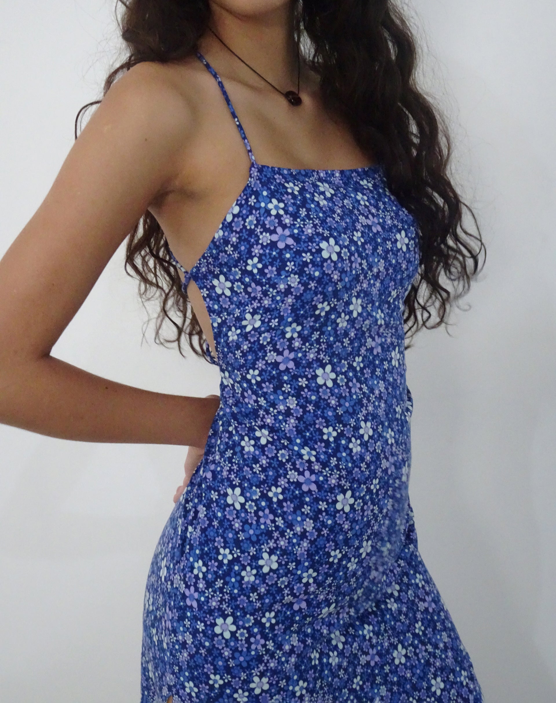 Immagine di Nosita Midi Dress in blu retrò