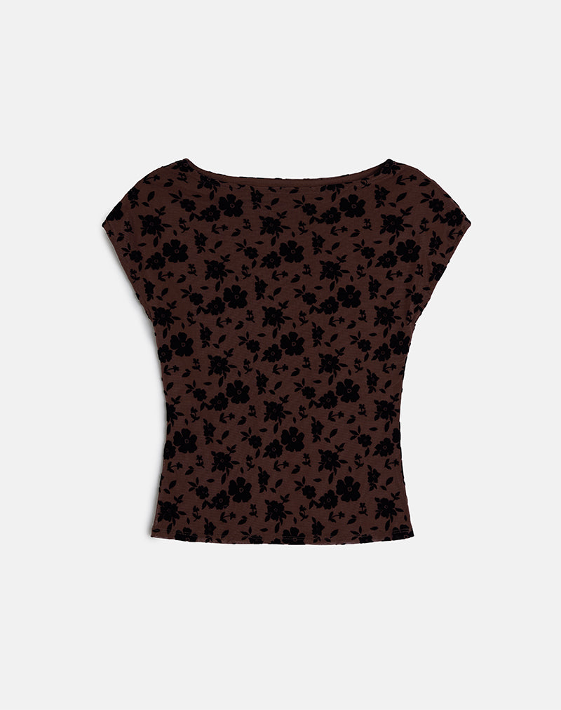 Immagine di Nova Top in Garden Floral Brown