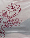 Mono Flower Flock Grigio pallido