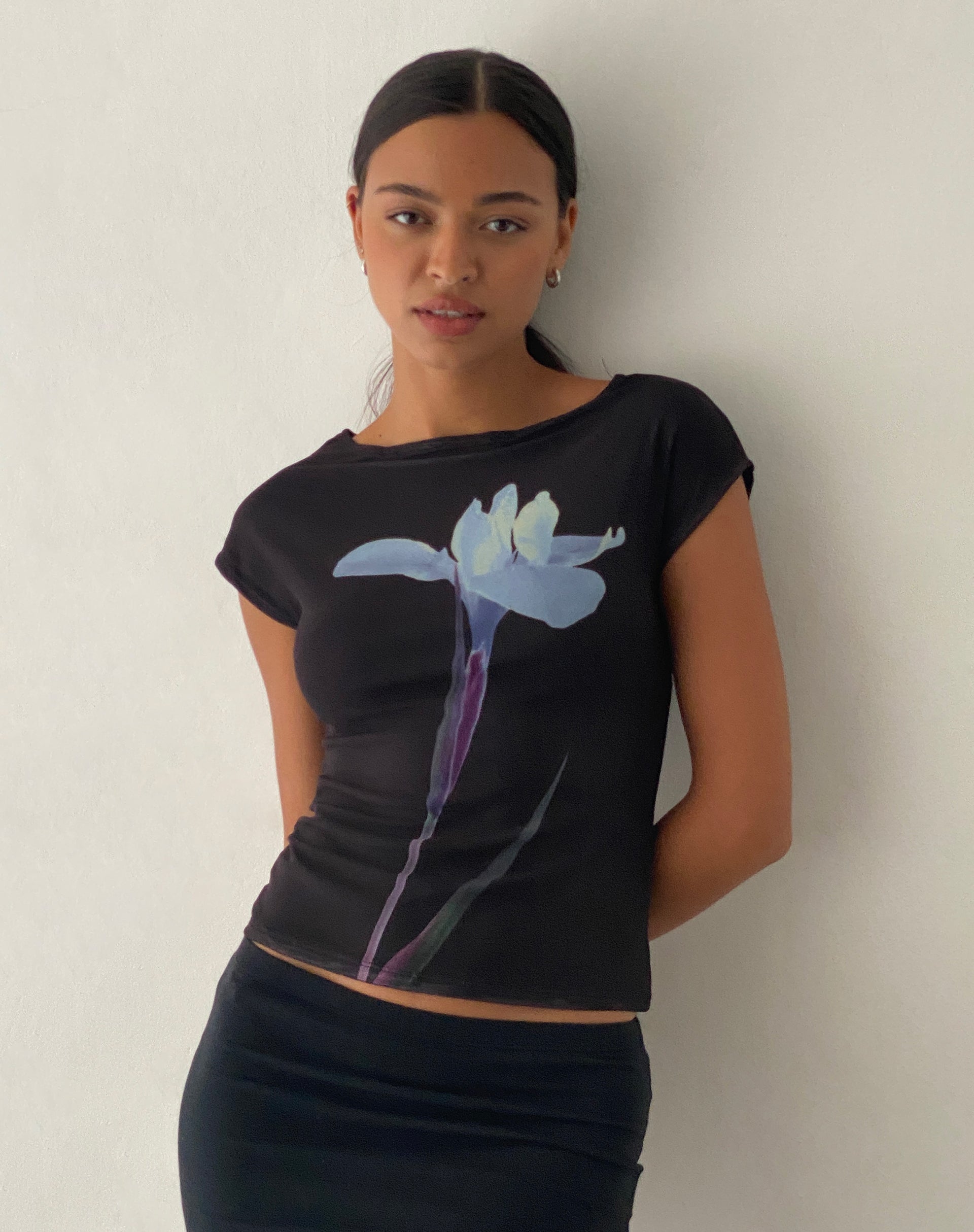 Immagine di Nova Top in Mesh Navy Flower