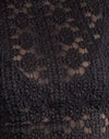 Pizzo regale nero