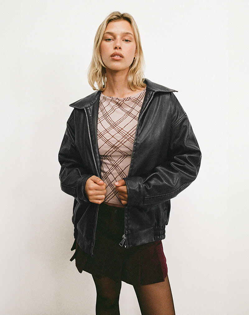 Immagine di Nova Top in Nude Sketchy Stripe