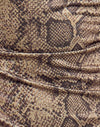 Stampa serpente marrone