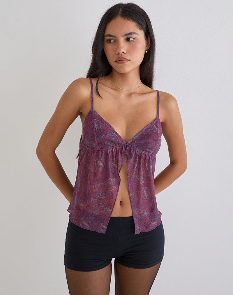 Immagine del top Nukara Butterfly in Regal Paisley Purple