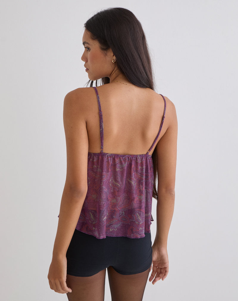 Immagine del top Nukara Butterfly in Regal Paisley Purple