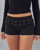 Immagine di Linaya Lace Up Hot Pant in Tailoring Nero