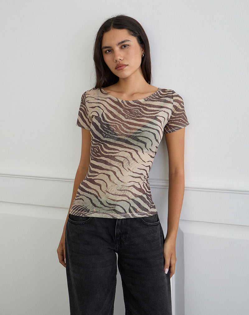Immagine di Neko Top in mesh Wild Animal Neutral