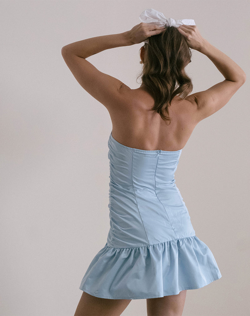 Immagine di Okapi Mini Abito in Blu Polvere
