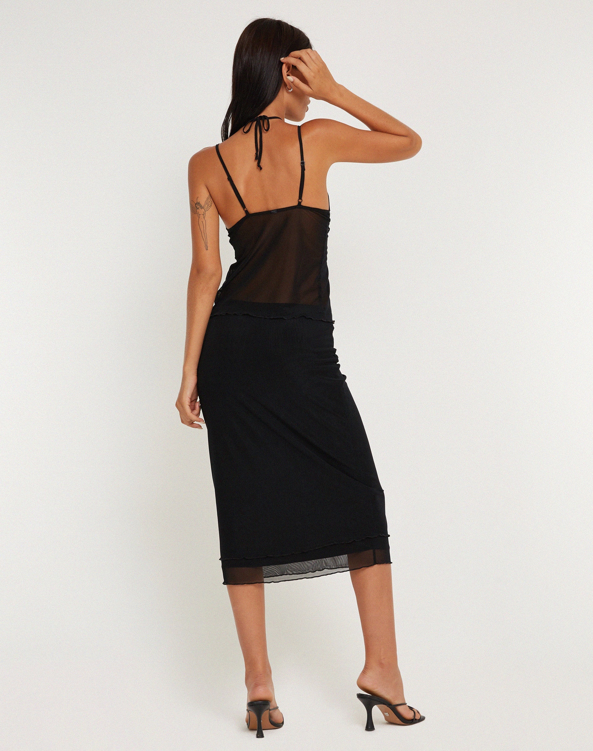 immagine di Eldonia Midi Skirt in nero