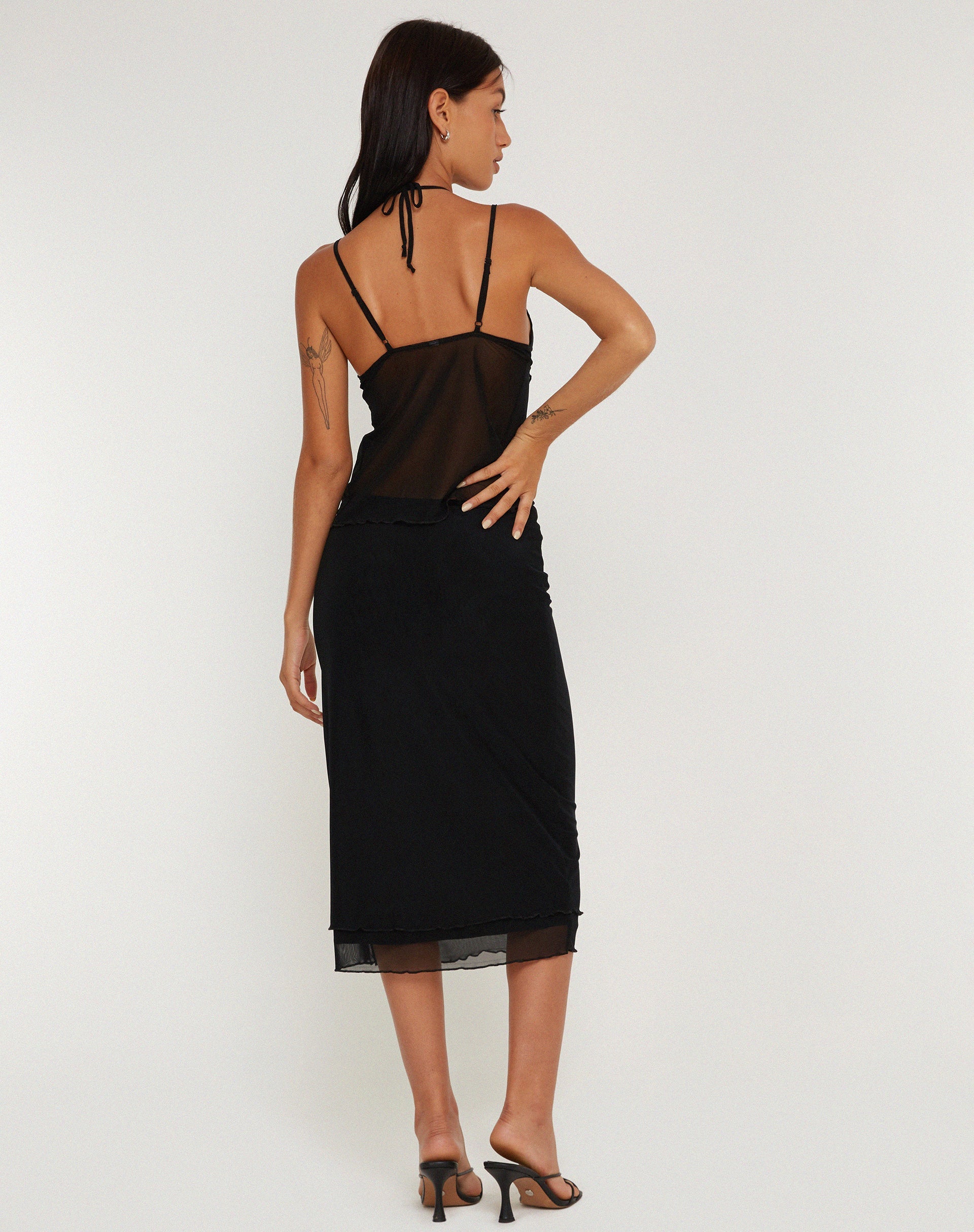 immagine di Eldonia Midi Skirt in nero