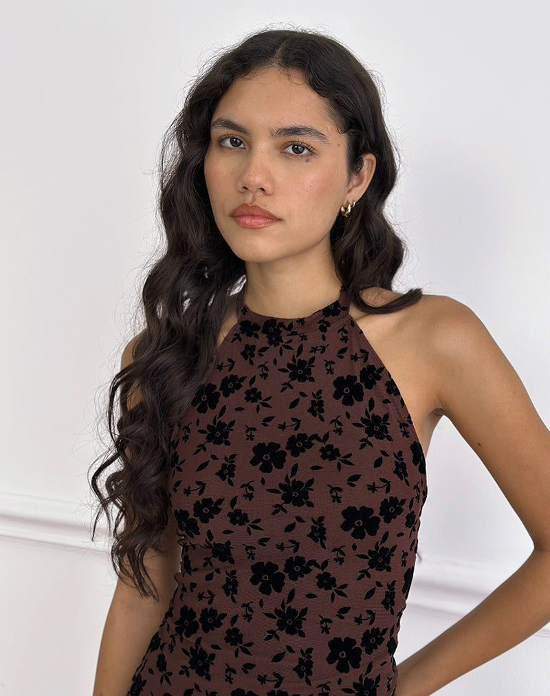 Immagine di Olivera Top in Brown Garden Floral