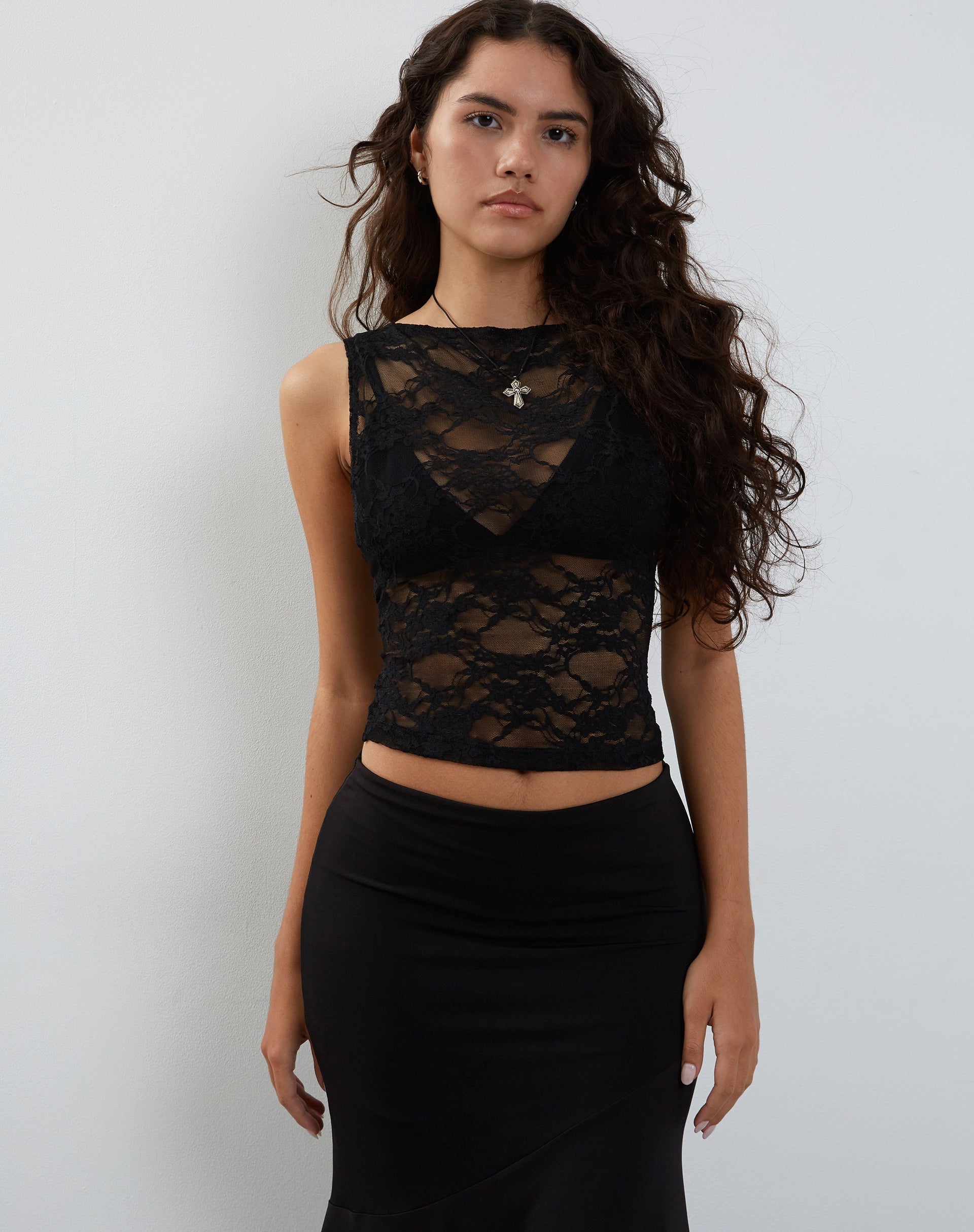 Immagine di Maloe Top in pizzo nero
