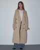 Immagine di Orcati Cappotto Trench Doppio Petto in Tan