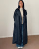 Immagine di Orcati Cappotto Trench doppio petto in PU nero