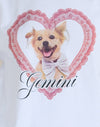 Bianco con stampa animali domestici Gemini Motel