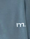 Mirage blu con ricamo "MOTEL" bianco