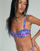 Immagine di Pafri Bikini Top in Washed Out Floral Purple