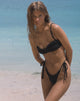 Immagine di Lentra Bikini Bottom in Broderie Black with Ruffle